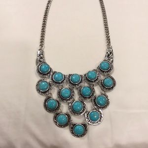 Aqua Statement Necklace